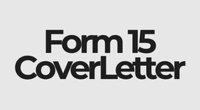 Form 15 Annual Return Cover Letter - Legit.lk